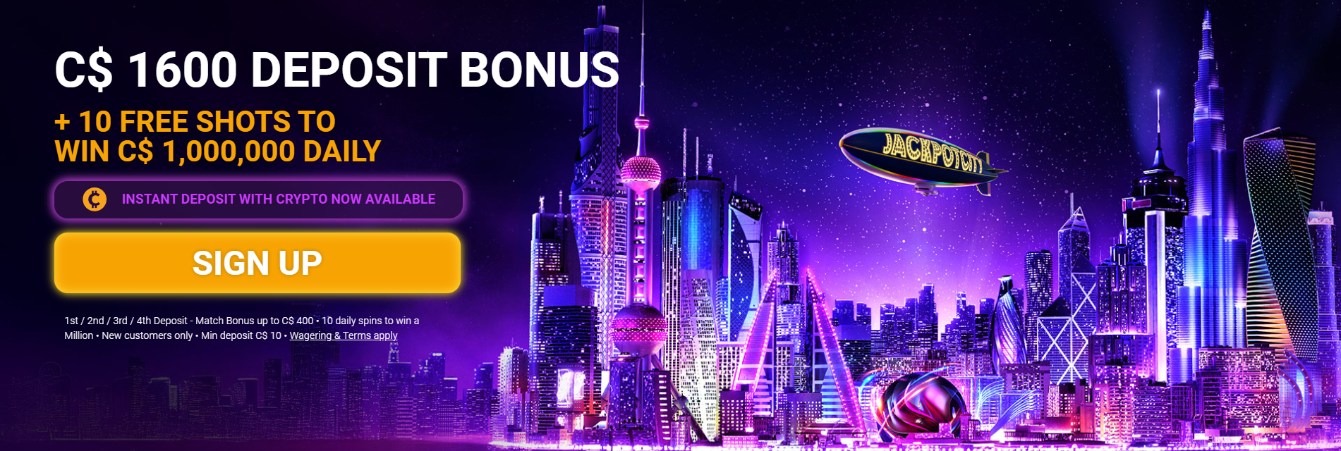 Jackpot City Casino Interac