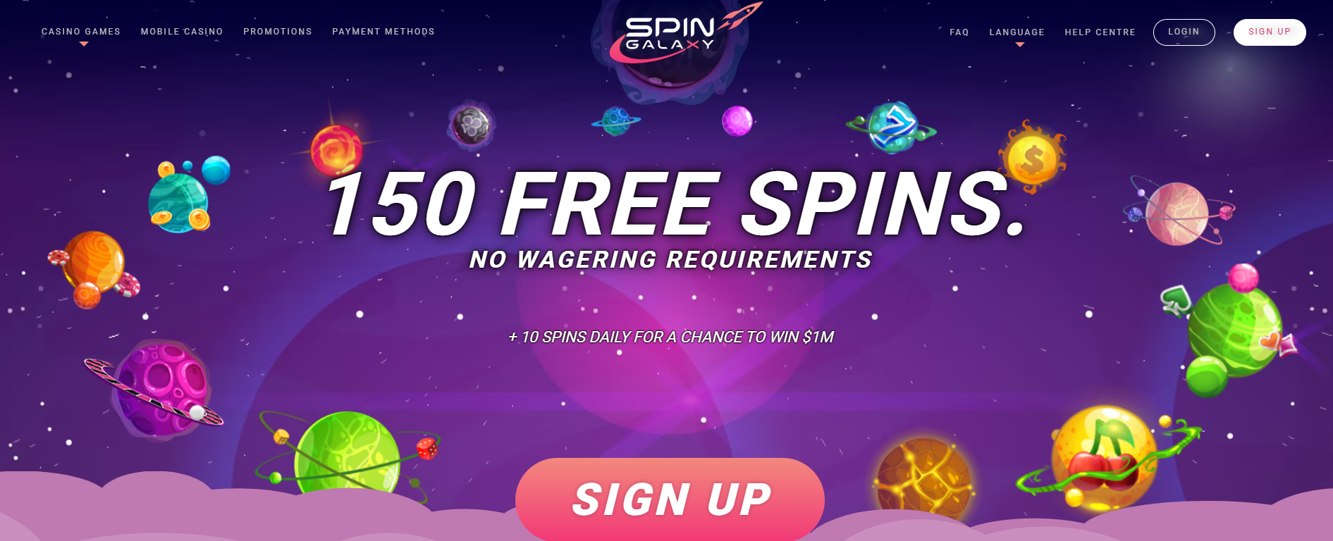 Spin Galaxy Casino - new Interac casino 2026